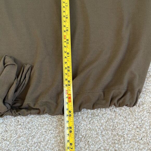 Henriette Steffensen Copenhagen Womens Hooded Top Drawstring Hem Sz Large - Picture 14 of 14